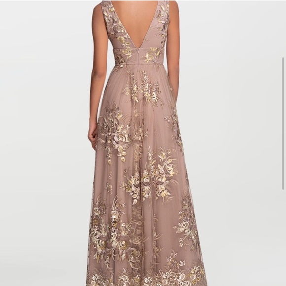 Azazie romantic dusty pink dress - Picture 4 of 4